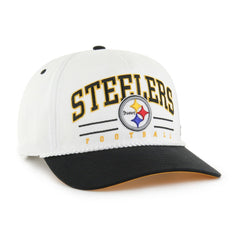Pittsburgh Steelers '47 Roscoe Two-Toned Hitch Adjustable Hat - White/Black sale