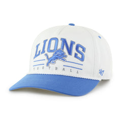 Detroit Lions '47 Roscoe Two-Toned Hitch Adjustable Hat - White/Blue sale