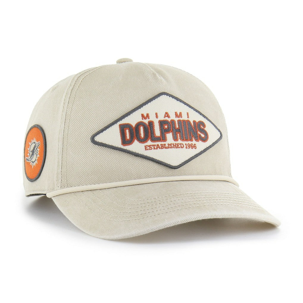 Miami Dolphins '47 Cairn Hitch Adjustable Hat - Khaki outlet