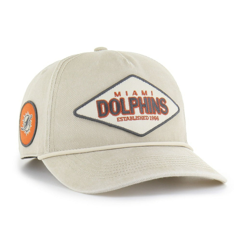 Miami Dolphins '47 Cairn Hitch Adjustable Hat - Khaki outlet