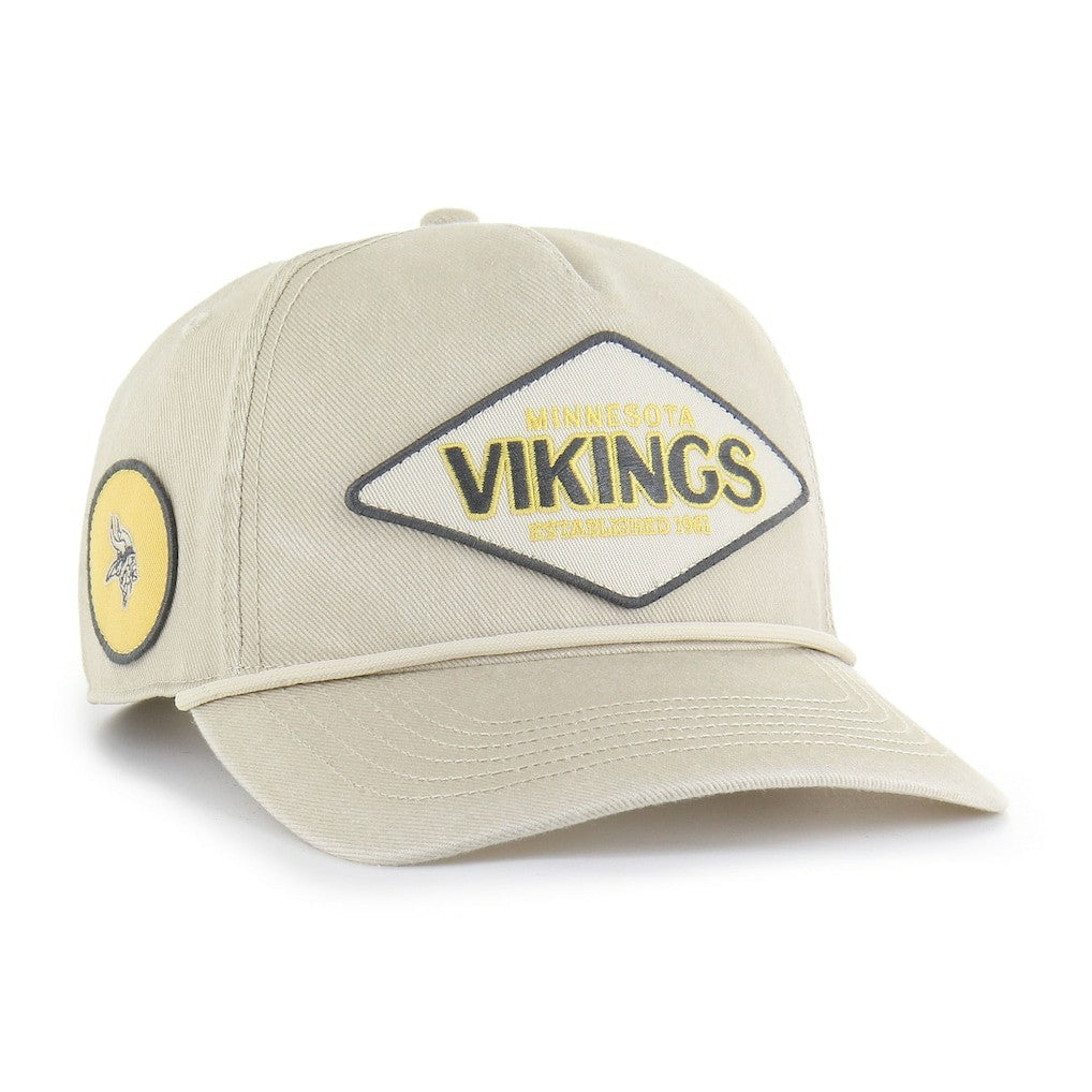 Minnesota Vikings '47 Cairn Hitch Adjustable Hat - Khaki for sale