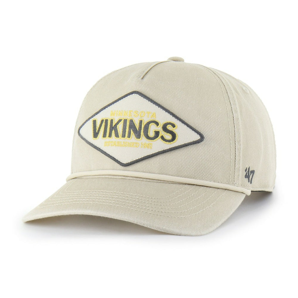 Minnesota Vikings '47 Cairn Hitch Adjustable Hat - Khaki for sale