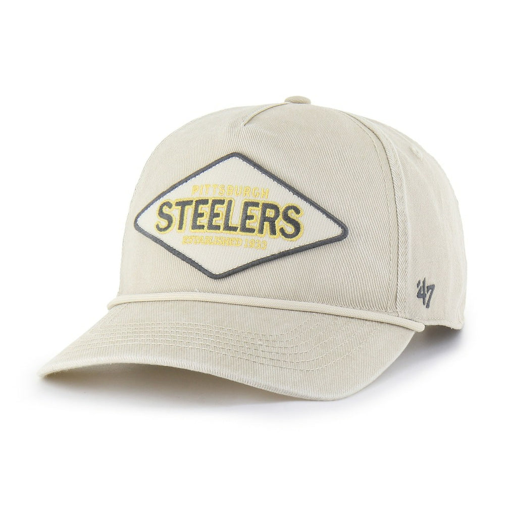 Pittsburgh Steelers '47 Cairn Hitch Adjustable Hat - Khaki for sale