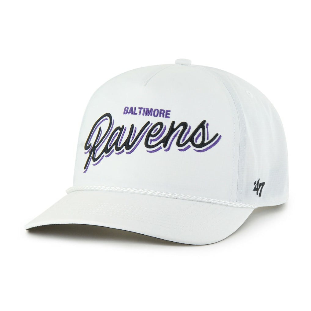 Baltimore Ravens '47 Brrr Fairway Hitch Adjustable Hat - White cheap