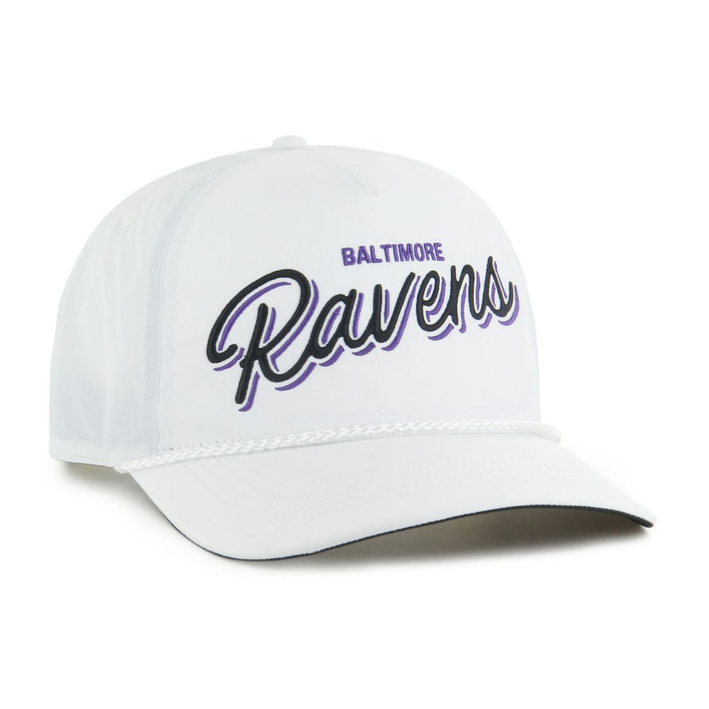 Baltimore Ravens '47 Brrr Fairway Hitch Adjustable Hat - White cheap
