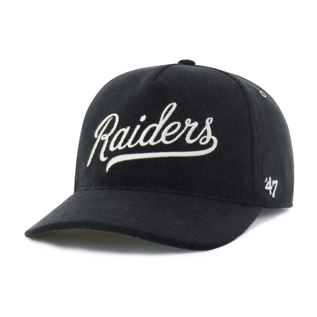 Las Vegas Raiders '47 Golden Age Corduroy Hitch Adjustable Hat - Black cheap