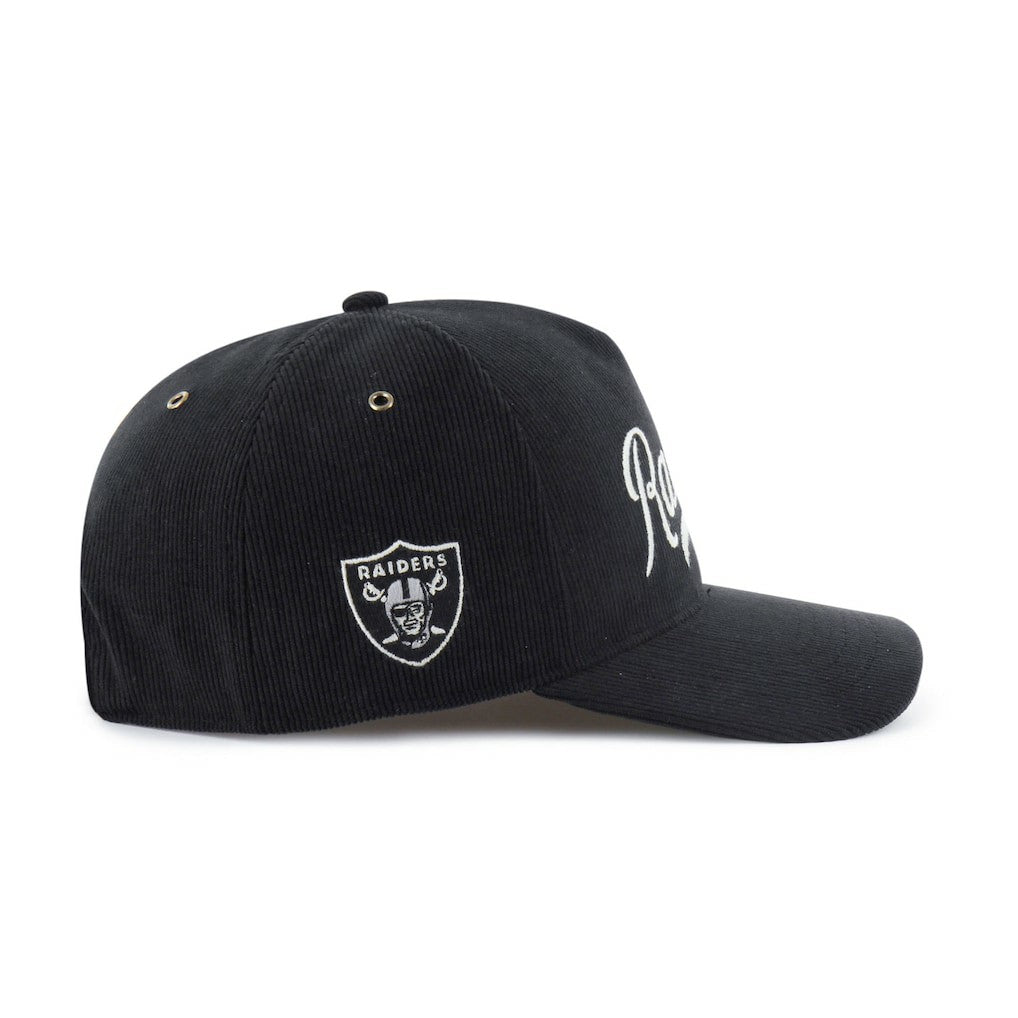 Las Vegas Raiders '47 Golden Age Corduroy Hitch Adjustable Hat - Black cheap
