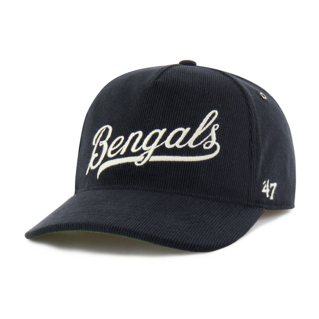 Cincinnati Bengals '47 Golden Age Corduroy Hitch Adjustable Hat - Black discount