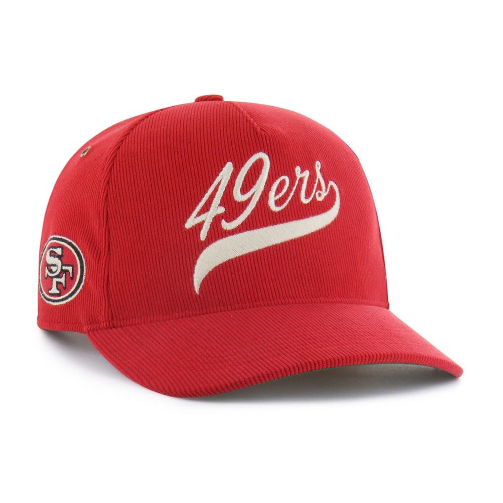 San Francisco 49ers '47 Golden Age Corduroy Hitch Adjustable Hat - Scarlet discount