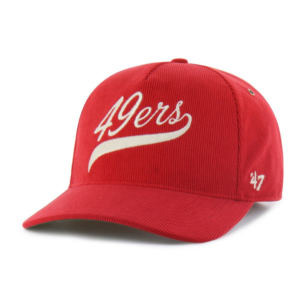 San Francisco 49ers '47 Golden Age Corduroy Hitch Adjustable Hat - Scarlet discount