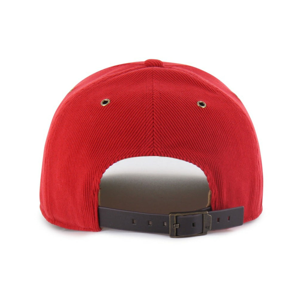 San Francisco 49ers '47 Golden Age Corduroy Hitch Adjustable Hat - Scarlet discount