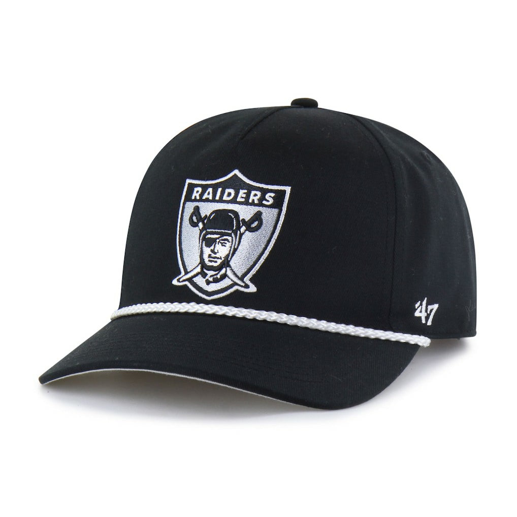 Las Vegas Raiders '47 Rope Hitch Adjustable Hat - Black on sale