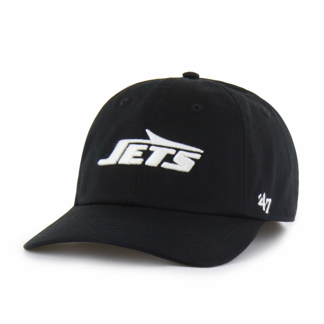 New York Jets '47 Foundational Franchise Fitted Hat - Black for sale