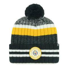 Pittsburgh Steelers '47 Quiver Cuffed Knit Hat with Pom sale