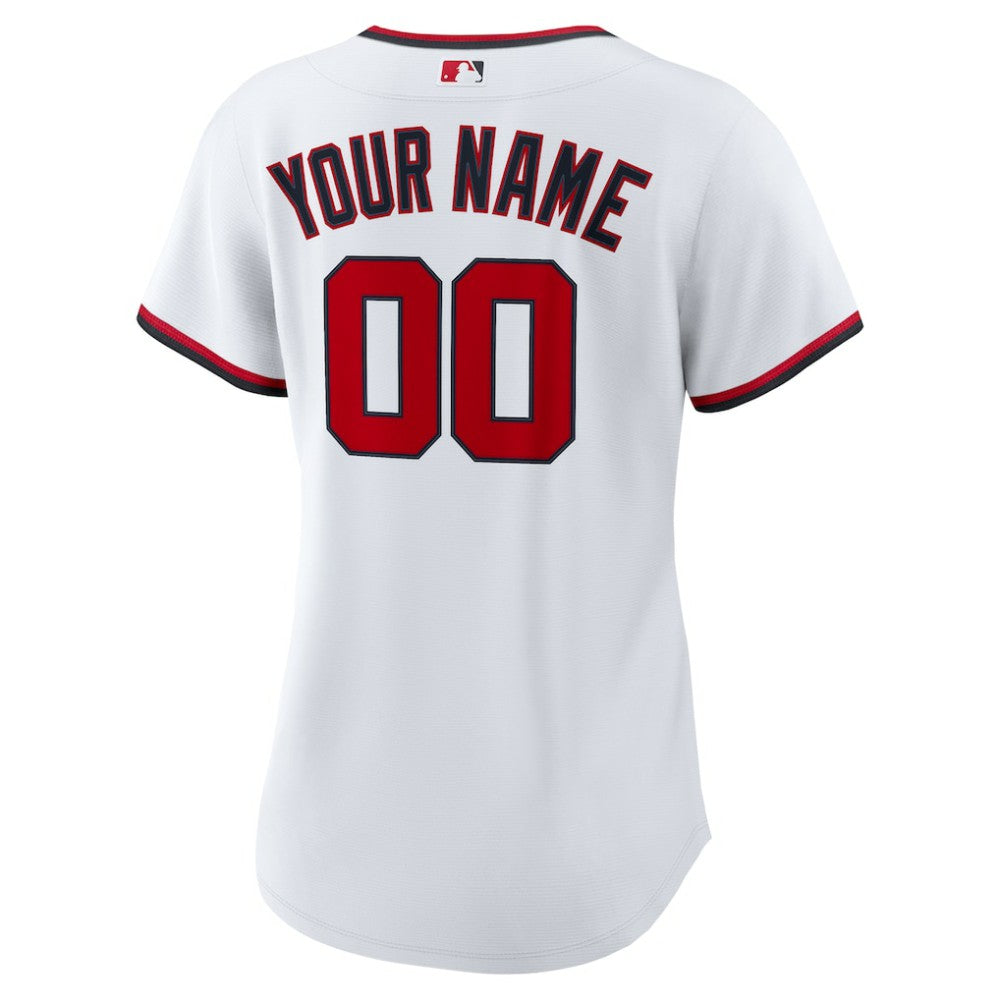 Washington Nationals Women's Home Custom Replica 2.0 Jersey White