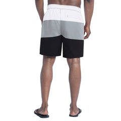 Las Vegas Raiders G-III Sports by Carl Banks Sunrise Volley Swim Shorts - Black/Silver sale