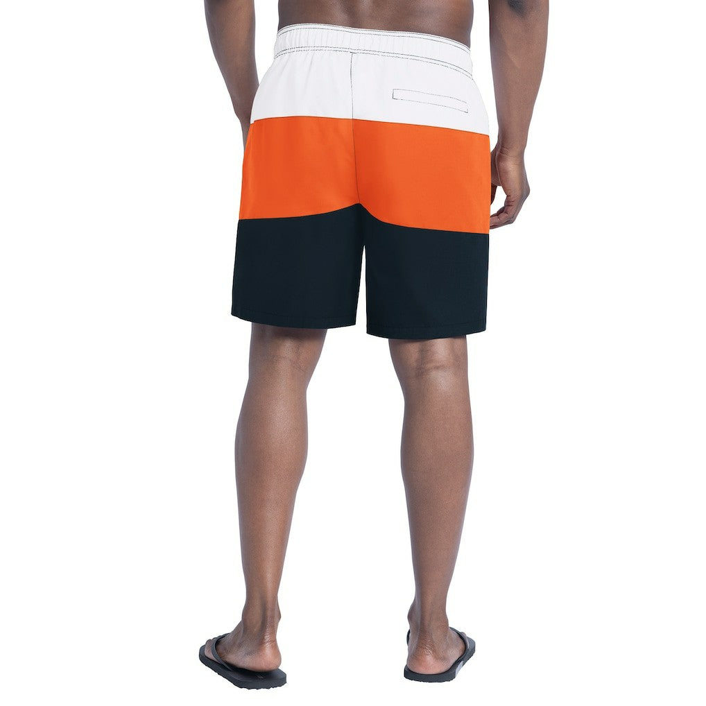 Chicago Bears G-III Sports by Carl Banks Sunrise Volley Swim Shorts - Navy/Orange online