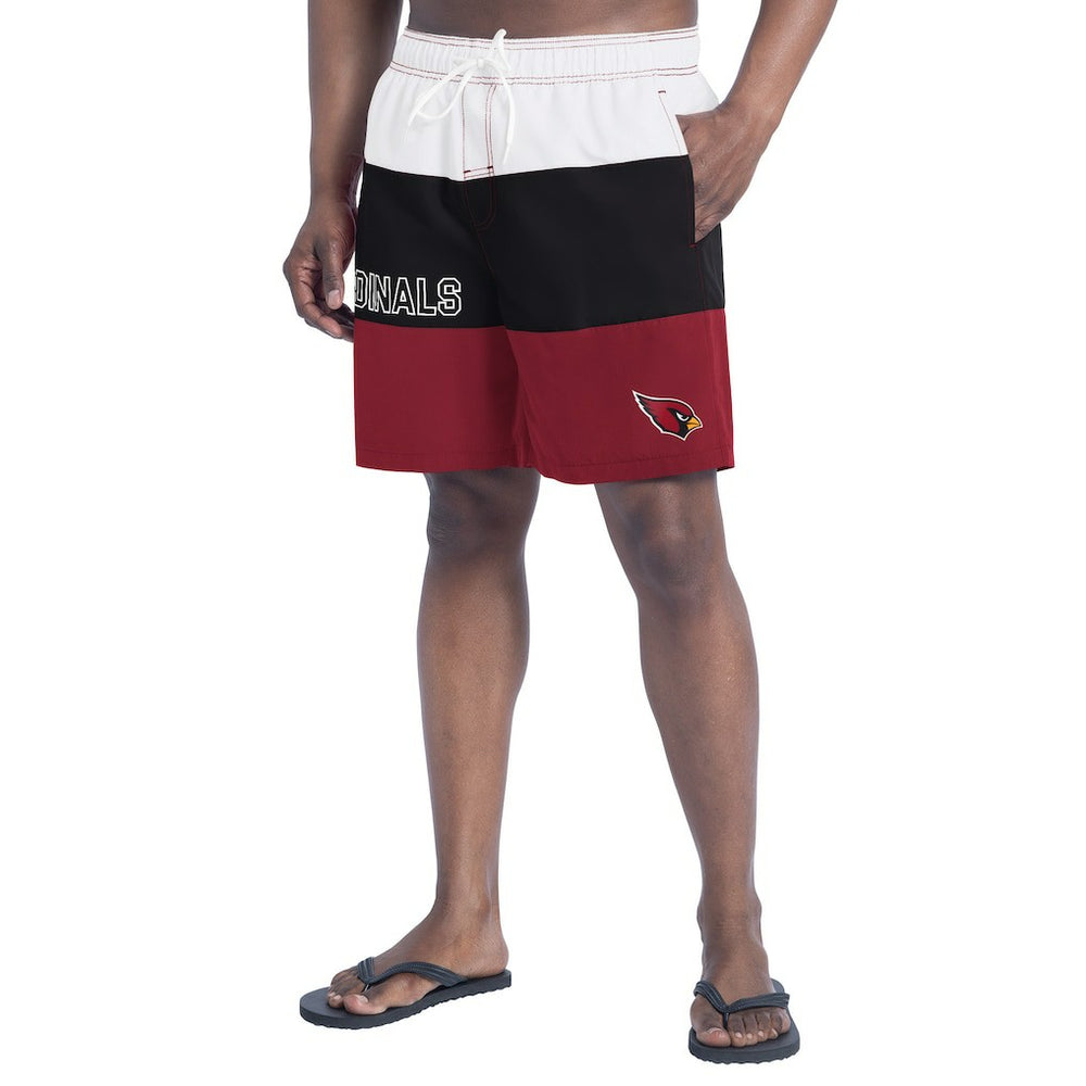 Arizona Cardinals G-III Sports by Carl Banks Sunrise Volley Swim Shorts - Cardinal/Black outlet