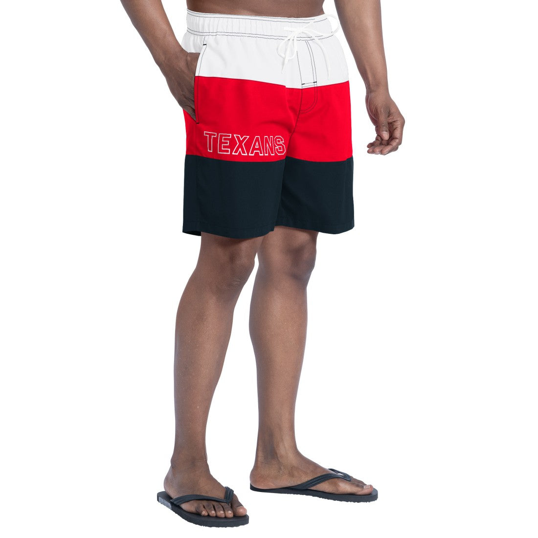 Houston Texans G-III Sports by Carl Banks Sunrise Volley Swim Shorts - Navy/Red online