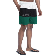 New York Jets G-III Sports by Carl Banks Sunrise Volley Swim Shorts - Green/Black cheap