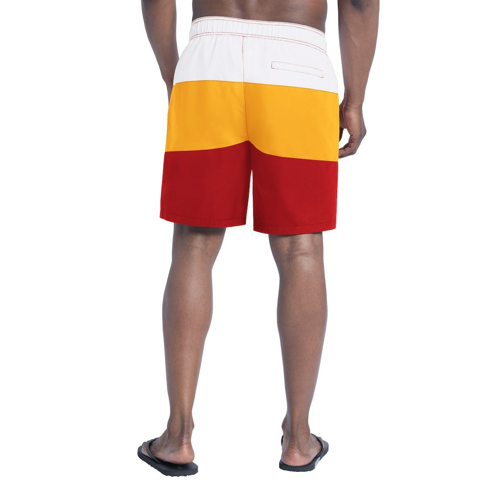 Kansas City Chiefs G-III Sports by Carl Banks Sunrise Volley Swim Shorts - Red/Gold discount