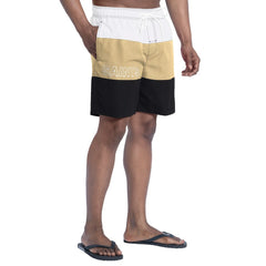 New Orleans Saints G-III Sports by Carl Banks Sunrise Volley Swim Shorts - Black/Gold sale