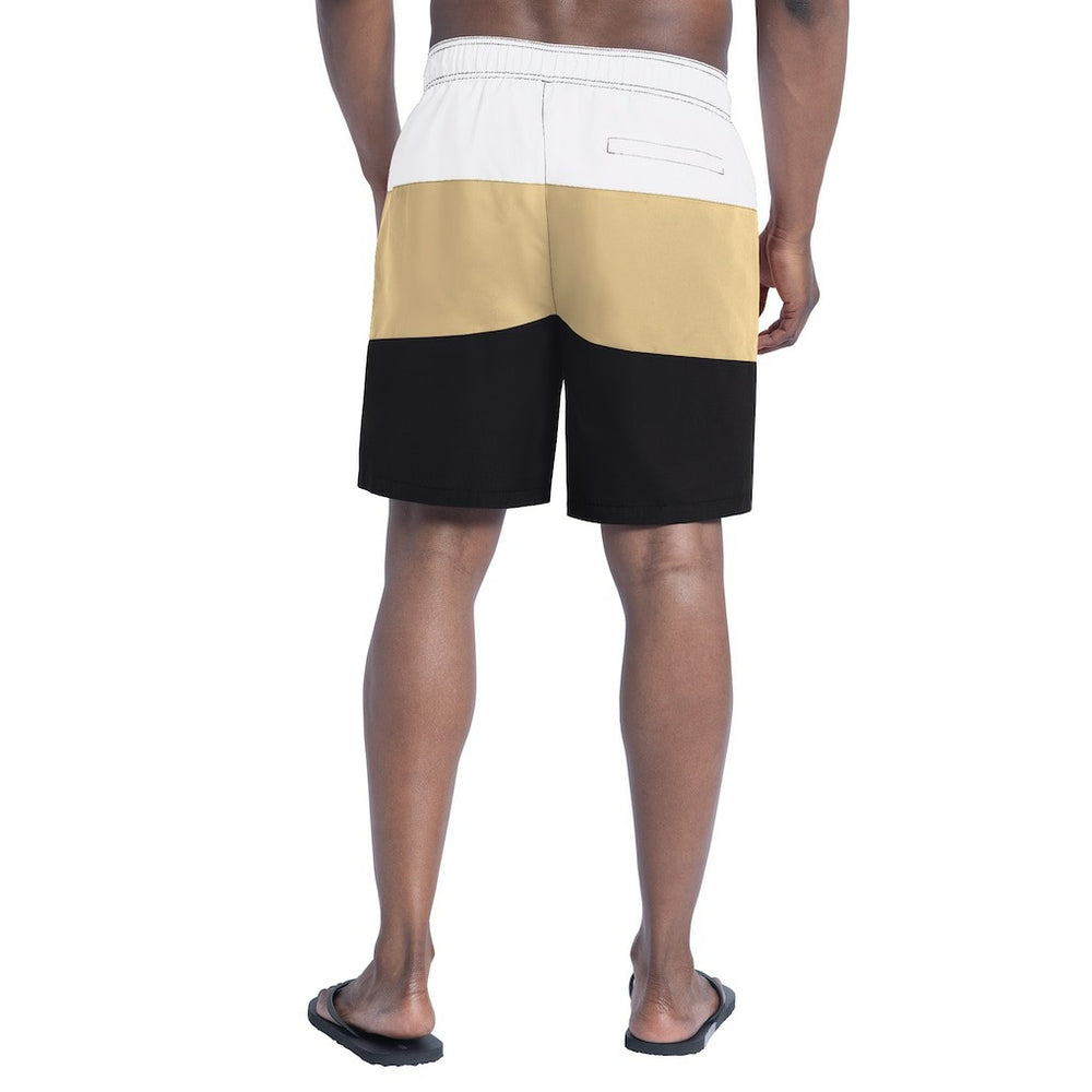 New Orleans Saints G-III Sports by Carl Banks Sunrise Volley Swim Shorts - Black/Gold sale