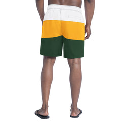 Green Bay Packers G-III Sports by Carl Banks Sunrise Volley Swim Shorts - Green/Gold online
