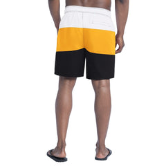 Pittsburgh Steelers G-III Sports by Carl Banks Sunrise Volley Swim Shorts - Black/Gold for sale