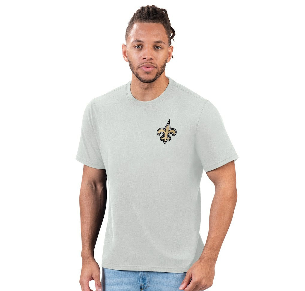 New Orleans Saints Margaritaville Wastin' Away T-Shirt - Gray outlet