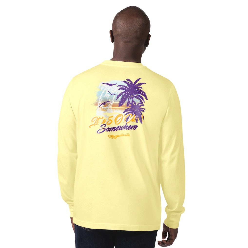 Minnesota Vikings Margaritaville It's Five O'Clock Somewhere Long Sleeve T-Shirt - Yellow cheap