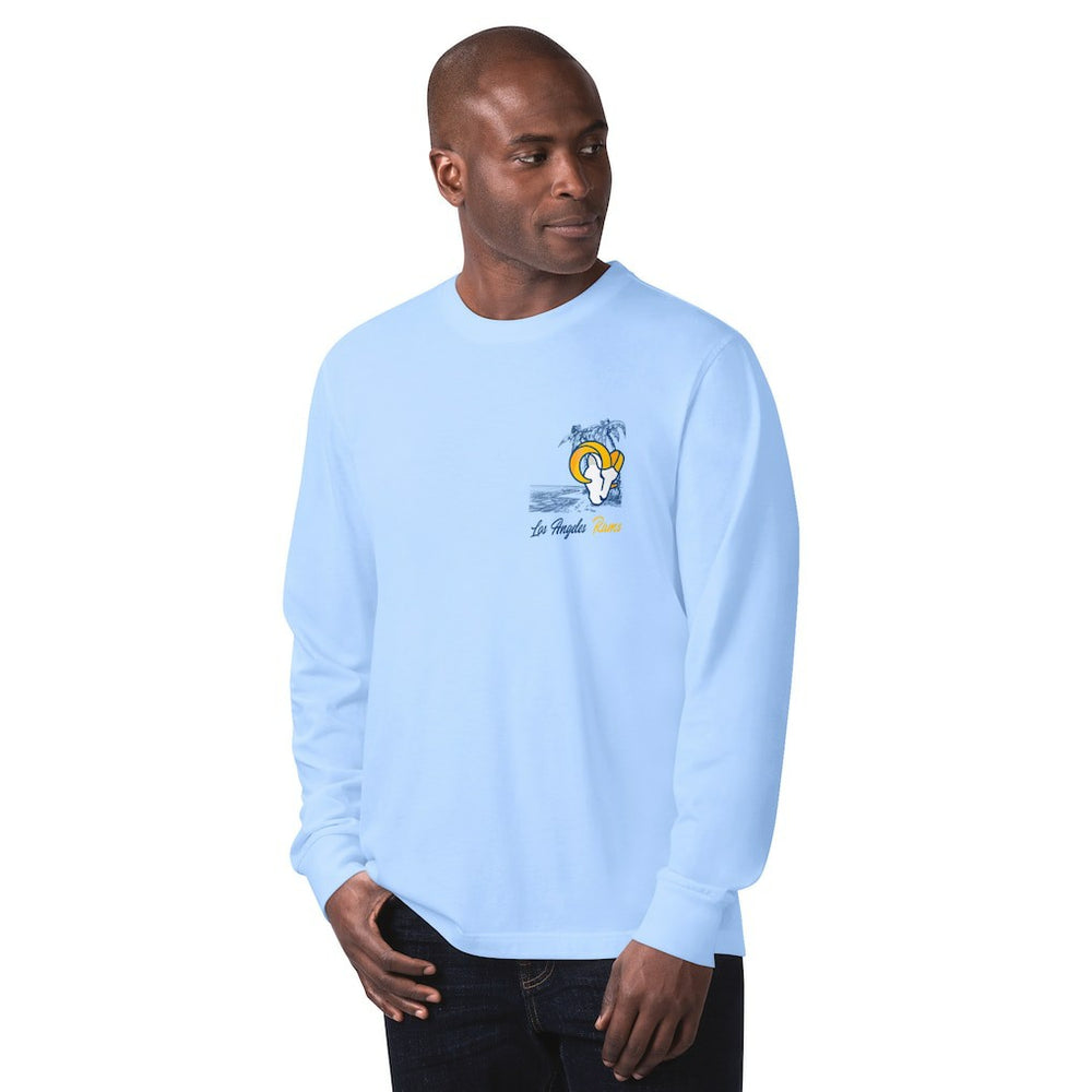 Los Angeles Rams Margaritaville It's Five O'Clock Somewhere Long Sleeve T-Shirt - Light Blue on sale