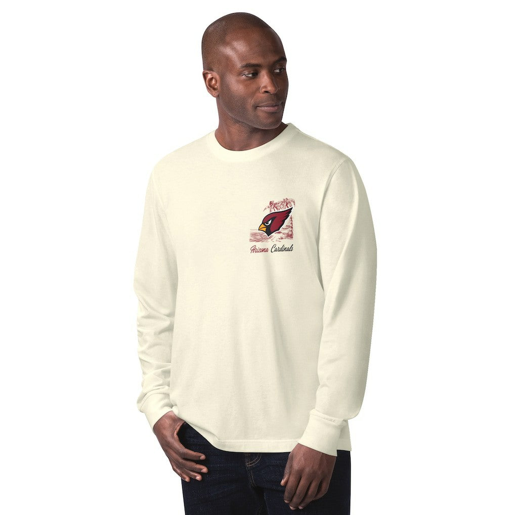 Arizona Cardinals Margaritaville It's Five O'Clock Somewhere Long Sleeve T-Shirt - Cream outlet