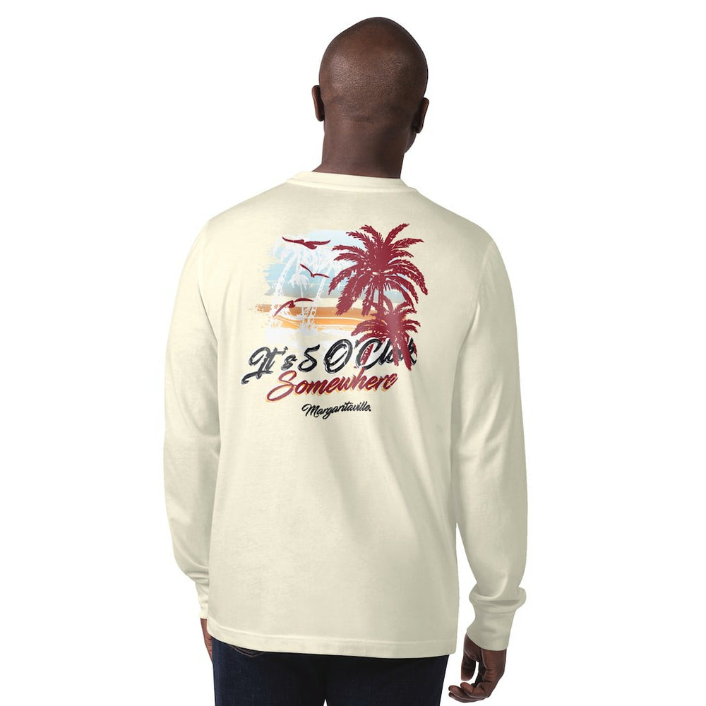 Arizona Cardinals Margaritaville It's Five O'Clock Somewhere Long Sleeve T-Shirt - Cream outlet