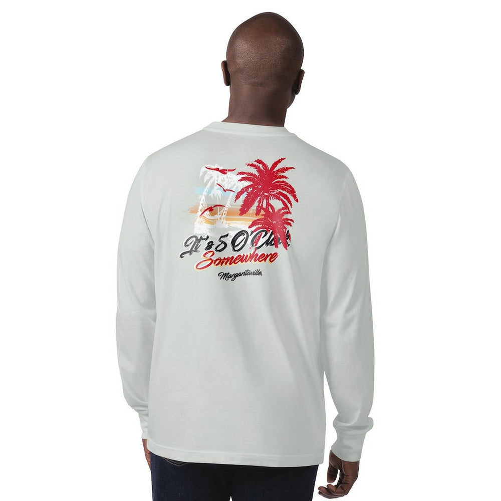 Atlanta Falcons Margaritaville It's Five O'Clock Somewhere Long Sleeve T-Shirt - Gray sale