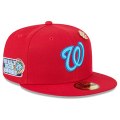 Washington Nationals 2025 Big League Chew 59FIFTY Fitted Hat Red