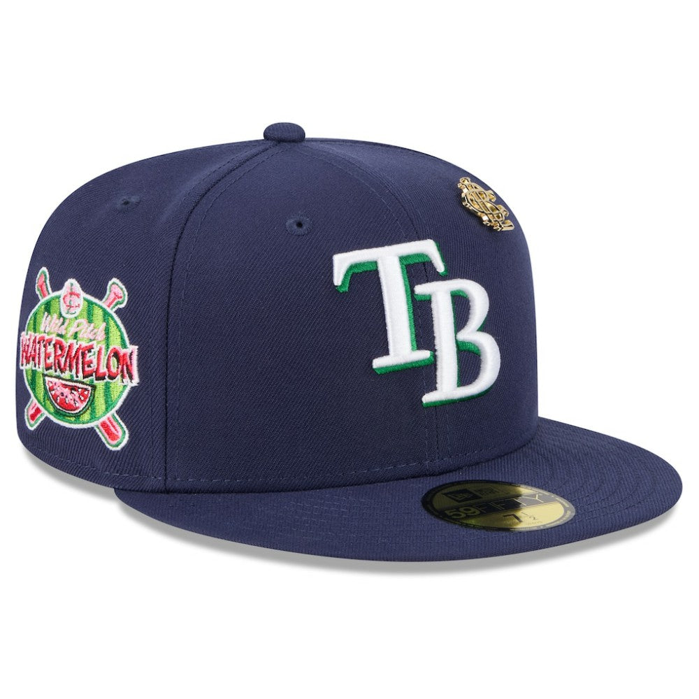 Tampa Bay Rays 2025 Big League Chew 59FIFTY Fitted Hat Navy