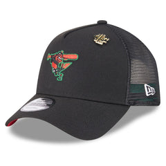 Baltimore Orioles 2025 Big League Chew A-Frame 9FORTY Adjustable Trucker Hat Black