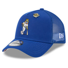 Kansas City Royals 2025 Big League Chew A-Frame 9FORTY Adjustable Trucker Hat Royal