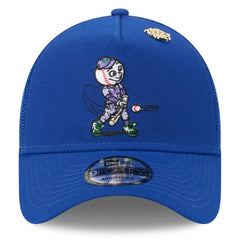 New York Mets 2025 Big League Chew A-Frame 9FORTY Adjustable Trucker Hat Royal