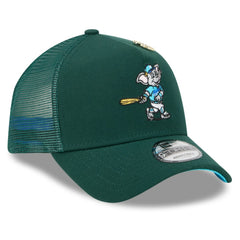 Athletics 2025 Big League Chew A-Frame 9FORTY Adjustable Trucker Hat Green