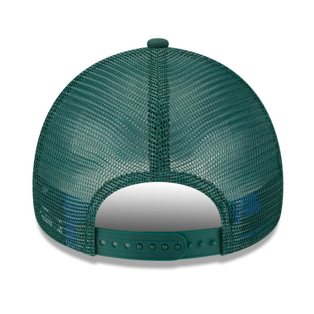 Athletics 2025 Big League Chew A-Frame 9FORTY Adjustable Trucker Hat Green