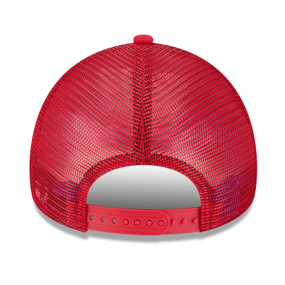 Philadelphia Phillies 2025 Big League Chew A-Frame 9FORTY Adjustable Trucker Hat Red