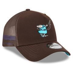 San Diego Padres 2025 Big League Chew A-Frame 9FORTY Adjustable Trucker Hat Brown