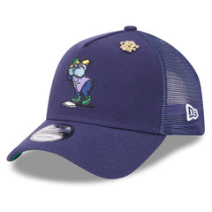 Tampa Bay Rays 2025 Big League Chew A-Frame 9FORTY Adjustable Trucker Hat Navy