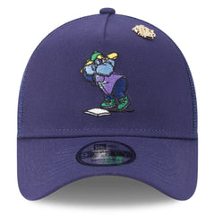 Tampa Bay Rays 2025 Big League Chew A-Frame 9FORTY Adjustable Trucker Hat Navy