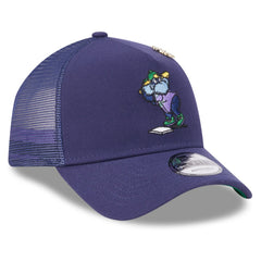 Tampa Bay Rays 2025 Big League Chew A-Frame 9FORTY Adjustable Trucker Hat Navy