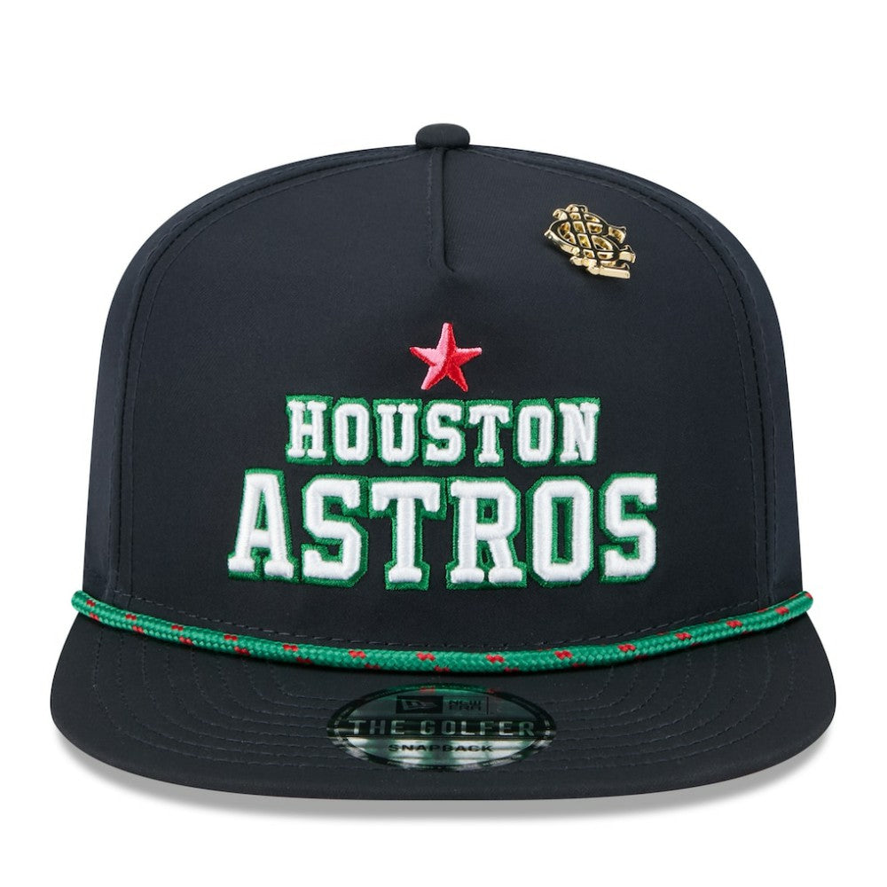Houston Astros 2025 Big League Chew Golfer Snapback Hat Navy