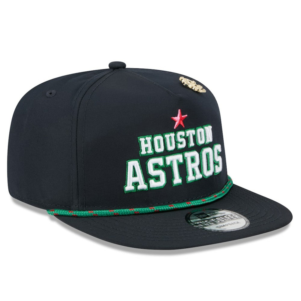 Houston Astros 2025 Big League Chew Golfer Snapback Hat Navy
