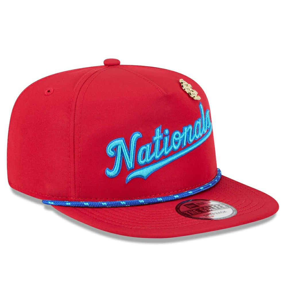 Washington Nationals 2025 Big League Chew Golfer Snapback Hat Red